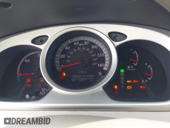 2007 Toyota Highlander Hybrid with VIN JTEHW21A970038823, listed as a IAAI auction lot 42095127 with 193,211 mi miles. Bid and sale history available at carsss.com. Image 7.