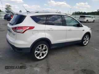 2016 Ford Escape Titanium with VIN 1FMCU9J91GUB52418, listed as a Copart auction lot 52644135 with 107,212 mi miles and Salvage Title. Bid and sale history available at carsss.com. Image 3.