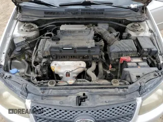 2009 Kia Spectra with VIN KNAFE241395022419, listed as a Copart auction lot 74794994 with 201,212 mi miles and Salvage Title. Bid and sale history available at carsss.com. Image 12.