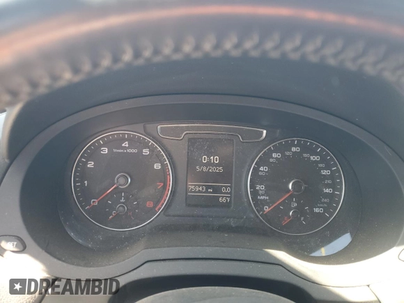 2018 Audi Q3 Premium with VIN WA1BCCFS3JR008904, listed as a Copart auction lot 56751425 with 75,943 mi miles and Salvage title. Bid and sale history available at DreamBid. Image 9.