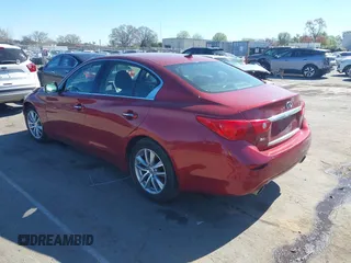 2015 Infiniti Q50 z VIN JN1BV7AR6FM420284, wystawiony jako IAAI lot #41795605 z przebiegiem 160 353 mil mil oraz . Historia ofert i sprzedaży dostępna na DreamBid. Obrazek 3.