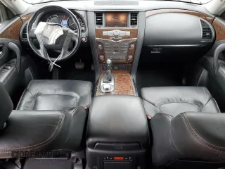 2018 Nissan Armada SV with VIN JN8AY2NC9J9556949, listed as a Copart auction lot 86526934 with 96,293 mi miles and Salvage Title. Bid and sale history available at carsss.com. Image 8.