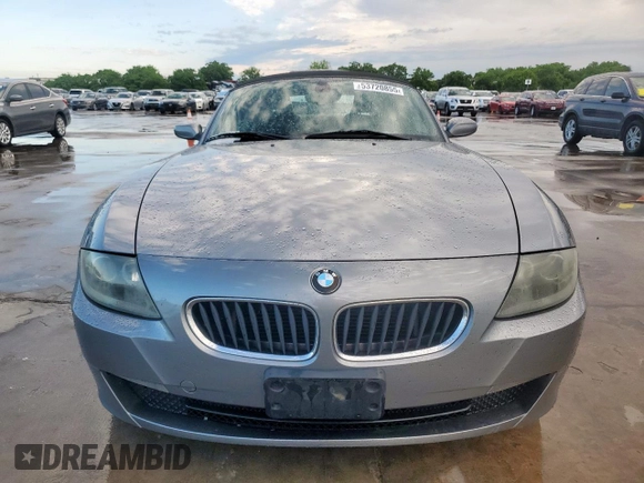 2008 BMW Z4 3.0i with VIN 4USBU33568LW75460, listed as a Copart auction lot 53720855 with 188,105 mi miles and Salvage title. Bid and sale history available at DreamBid. Image 5.