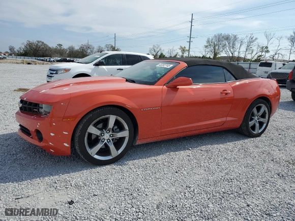 2012 Chevrolet Camaro 2LT with VIN 2G1FC3D31C9118374, listed as a Copart auction lot 43202745 with 101,461 mi miles and Salvage Title. Bid and sale history available at carsss.com. Image 1.