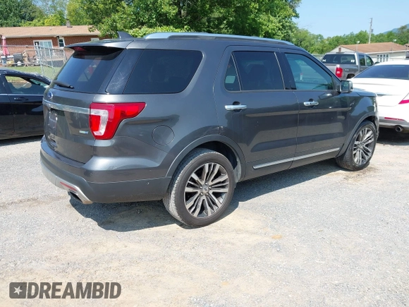 2017 Ford Explorer Platinum z VIN 1FM5K8HT0HGB85923, wystawiony jako IAAI lot #42399738 z przebiegiem 107 592 mil mil oraz . Historia ofert i sprzedaży dostępna na DreamBid. Obrazek 4.