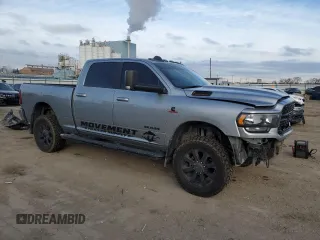 2022 Ram 2500 Big Horn with VIN 3C6UR5DLXNG112162, listed as a Copart auction lot 82918884 with 73,086 mi miles and Salvage Title. Bid and sale history available at carsss.com. Image 4.