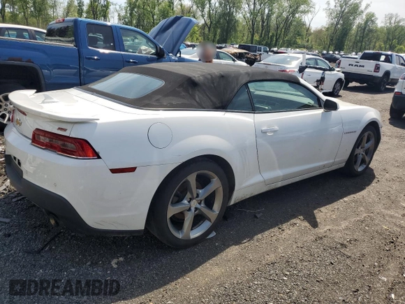 2014 Chevrolet Camaro LT with VIN 2G1FC3D35E9243221, listed as a Copart auction lot 56354315 with 130,781 mi miles and Salvage title. Bid and sale history available at DreamBid. Image 3.