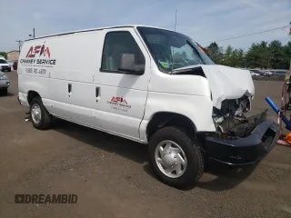 2014 Ford Econoline Cargo Commercial with VIN 1FTNE1EW3EDA66746, listed as a Copart auction lot 56550355 with 176,493 mi miles and Salvage title. Bid and sale history available at DreamBid. Image 4.