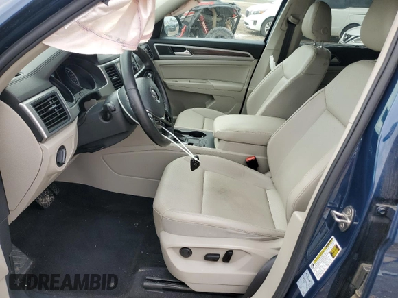 2018 Volkswagen Atlas SE with VIN 1V2DP2CA1JC592679, listed as a Copart auction lot 54727595 with 143,310 mi miles and Salvage title. Bid and sale history available at DreamBid. Image 7.