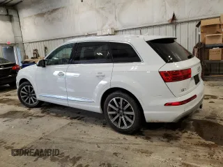 2017 Audi Q7 Premium Plus with VIN WA1LAAF71HD026691, listed as a Copart auction lot 55519725 with 128,047 mi miles and Clean Title. Bid and sale history available at DreamBid. Image 2.
