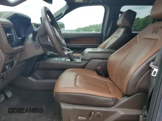2023 Ford Expedition Max King Ranch with VIN 1FMJK1N88PEA01019, listed as a Copart auction lot 56015515 with 51,976 mi miles and Salvage title. Bid and sale history available at DreamBid. Image 7.