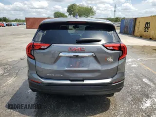 2018 GMC Terrain SLE with VIN 3GKALMEV5JL355116, listed as a Copart auction lot 50918495 with 98,080 mi miles and Salvage Title. Bid and sale history available at carsss.com. Image 6.