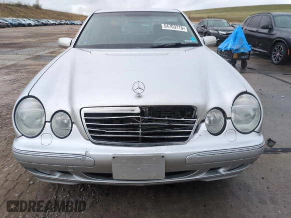 2002 Mercedes-Benz E-Class AWD with VIN WDBJF83J62X072710, listed as a Copart auction lot 54703715 with 114,435 mi miles and Clean Title. Bid and sale history available at carsss.com. Image 6.