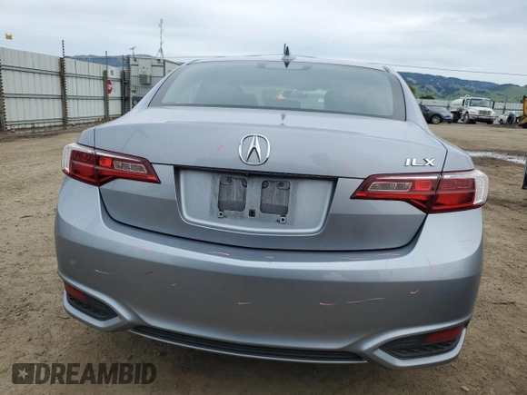 2016 Acura ILX with VIN 19UDE2F33GA005845, listed as a Copart auction lot 50040775 with 80,740 mi miles and Salvage Title. Bid and sale history available at carsss.com. Image 6.