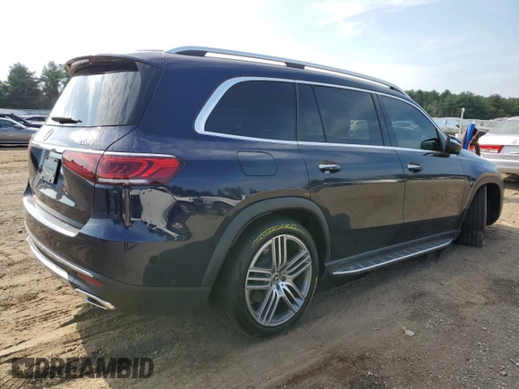2022 Mercedes-Benz GLS with VIN 4JGFF5KE4NA706416, listed as a Copart auction lot 67030163 with 21,153 mi miles. Bid and sale history available at carsss.com. Image 3.