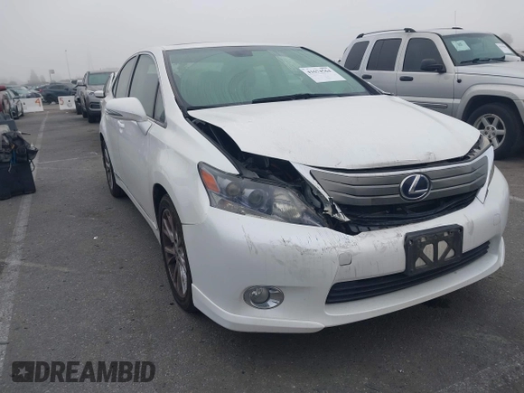 2010 Lexus HS 250h with VIN JTHBB1BA0A2014578, listed as a IAAI auction lot 41674564 with 158,729 mi miles and . Bid and sale history available at DreamBid. Image 1.