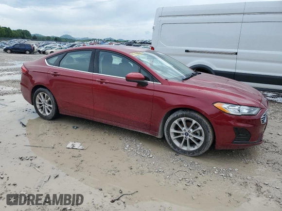 2019 Ford Fusion SE with VIN 3FA6P0HD3KR228841, listed as a Copart auction lot 53509655 with 111,984 mi miles and Salvage Title. Bid and sale history available at DreamBid. Image 4.