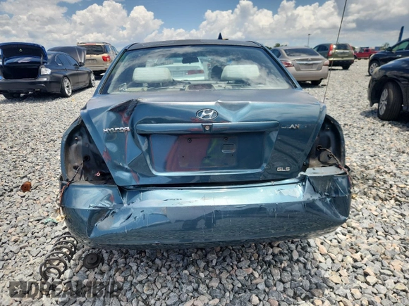 2001 Hyundai Elantra GLS z VIN KMHDN45D61U132398, wystawiony jako Copart lot #61164165 z przebiegiem 162 729 mil mil oraz Szkoda całkowita • Salvage title. Historia ofert i sprzedaży dostępna na DreamBid. Obrazek 6.