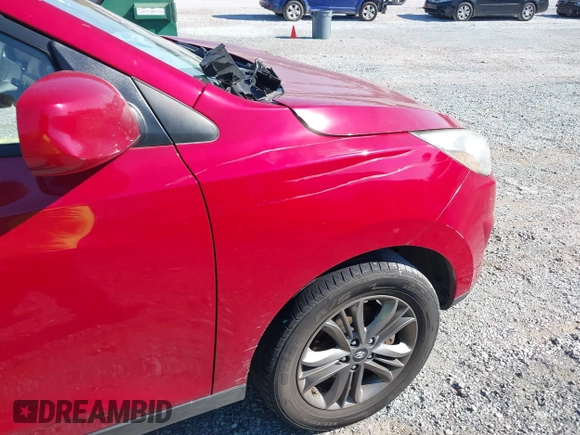 2015 Hyundai Tucson GLS with VIN KM8JT3AF9FU111854, listed as a IAAI auction lot 40669653 with 131,129 mi miles and . Bid and sale history available at DreamBid. Image 21.