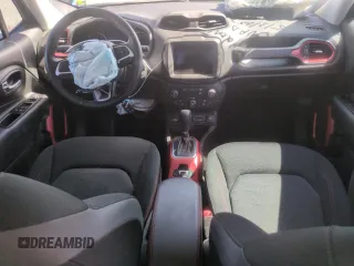 2021 Jeep Renegade Trailhawk with VIN ZACNJDC13MPM09881, listed as a Copart auction lot 57491455 with 24,668 mi miles and Salvage title. Bid and sale history available at DreamBid. Image 8.