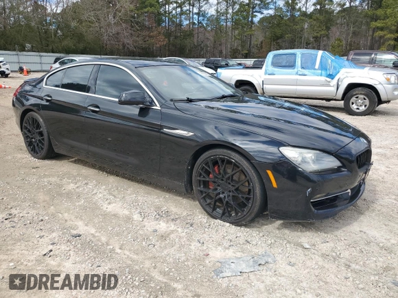 2013 BMW 6 Series 650i xDrive with VIN WBA6B4C59DD098203, listed as a Copart auction lot 46859325 with 131,797 mi miles and Clean Title. Bid and sale history available at carsss.com. Image 4.