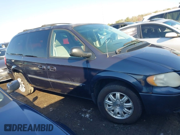 2007 Chrysler Town & Country LWB Touring with VIN 2A4GP54L97R310749, listed as a IAAI auction lot 41709804 with 1 mi miles. Bid and sale history available at carsss.com. Image 13.