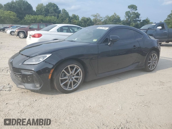 2023 Subaru BRZ Premium with VIN JF1ZDBB14P9702315, listed as a Copart auction lot 62216784 with 21,173 mi miles and Salvage Title. Bid and sale history available at carsss.com. Image 1.