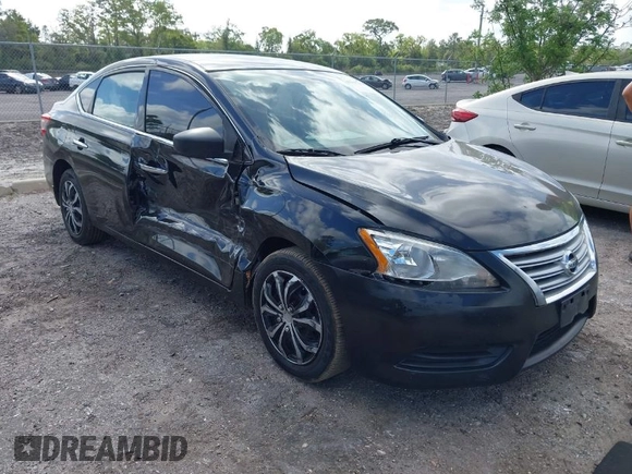2015 Nissan Sentra SV with VIN 3N1AB7AP0FL628268, listed as a IAAI auction lot 41947178 with 186,460 mi miles and . Bid and sale history available at DreamBid. Image 1.