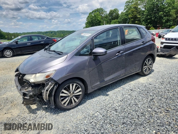 2016 Honda Fit EX with VIN JHMGK5H79GX038169, listed as a Copart auction lot 59923615 with 282,625 mi miles and Salvage title. Bid and sale history available at DreamBid. Image 1.