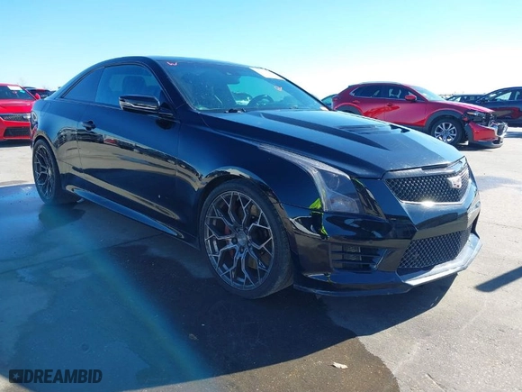 2016 Cadillac ATS-V Coupe with VIN 1G6AN1RY7G0105197, listed as a IAAI auction lot 41211352 with 86,020 mi miles. Bid and sale history available at carsss.com. Image 1.