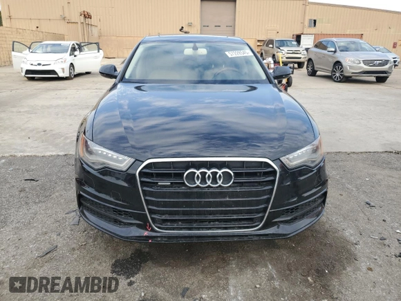 2014 Audi A6 Prestige with VIN WAUHGAFC2EN061122, listed as a Copart auction lot 57228545 with 100,234 mi miles and Salvage title. Bid and sale history available at DreamBid. Image 5.
