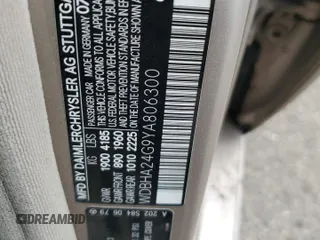 2000 Mercedes-Benz C 230 Kompressor с VIN WDBHA24G9YA806300, выставлен на аукционе Copart как лот 61999505 с пробегом 113 036 миль миль и Списание • Salvage title. История ставок и продаж доступна на DreamBid. Изображение 12.