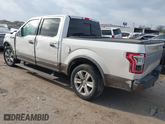 2017 Ford F-150 XL with VIN 1FTEW1EG0HFB70948, listed as a IAAI auction lot 41753174 with 217,677 mi miles. Bid and sale history available at carsss.com. Image 3.