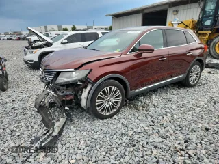 2016 Lincoln MKX Reserve with VIN 2LMTJ8LR9GBL69578, listed as a Copart auction lot 61818585 with 48,434 mi miles and Salvage title. Bid and sale history available at DreamBid. Image 1.