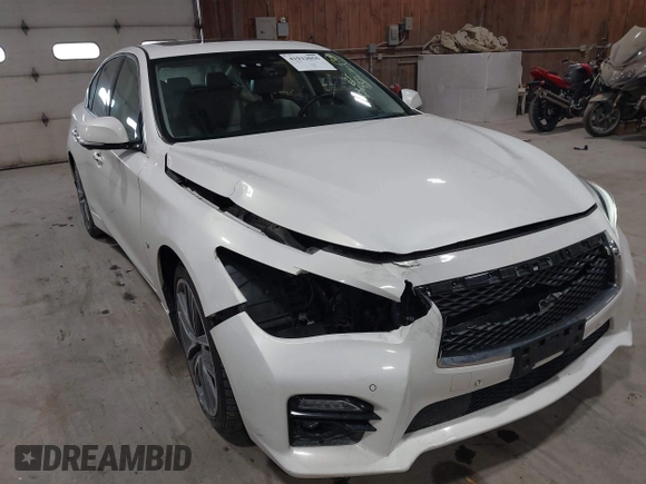 2015 Infiniti Q50 z VIN JN1BV7ARXFM409367, wystawiony jako IAAI lot #41912056 z przebiegiem 126 382 mil mil oraz . Historia ofert i sprzedaży dostępna na DreamBid. Obrazek 6.
