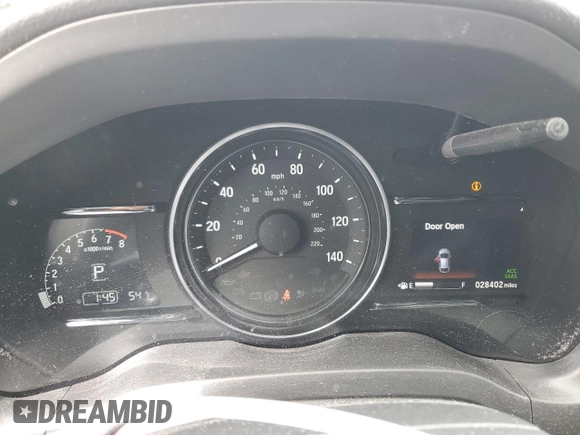 2022 Honda HR-V EX with VIN 3CZRU6H56NM747972, listed as a Copart auction lot 47858685 with 28,402 mi miles and Salvage Title. Bid and sale history available at carsss.com. Image 9.