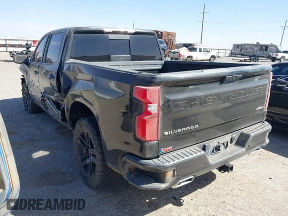 2022 Chevrolet Silverado 1500 RST with VIN 3GCUDEET8NG690038, listed as a IAAI auction lot 41825884 with 53,582 mi miles and . Bid and sale history available at DreamBid. Image 3.