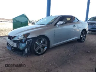 2010 Lexus IS 250 C z VIN JTHFF2C21A2505731, wystawiony jako Copart lot #60096465 z przebiegiem 189 235 mil mil oraz Szkoda całkowita • Salvage title. Historia ofert i sprzedaży dostępna na DreamBid. Obrazek 1.