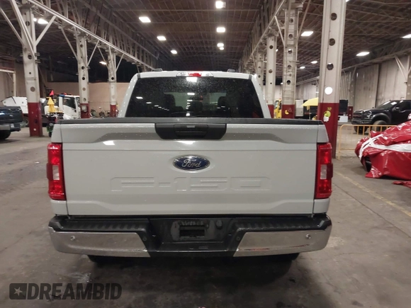 2023 Ford F-150 XL with VIN 1FTFW1E57PKE86937, listed as a IAAI auction lot 41862408 with 37,461 mi miles. Bid and sale history available at carsss.com. Image 16.