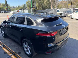 2018 Jaguar F-Pace 30t Premium with VIN SADCJ2GX0JA296016, listed as a Copart auction lot 46682375 with 105,337 mi miles and Clean title. Bid and sale history available at DreamBid. Image 3.
