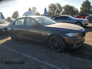 2014 BMW 5 Series 535i xDrive with VIN WBA5B3C55ED293030, listed as a Copart auction lot 80950224 with 163,016 mi miles and Salvage Title. Bid and sale history available at carsss.com. Image 4.
