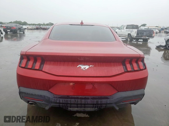 2024 Ford Mustang EcoBoost with VIN 1FA6P8TH4R5127121, listed as a Copart auction lot 54577355 with 0 mi miles and Clean Title. Bid and sale history available at carsss.com. Image 6.