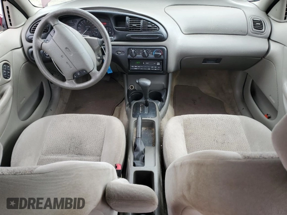 1999 Ford Contour with VIN 1FAFP653XXK231570, listed as a Copart auction lot 70575674 with 120,770 mi miles and Clean title. Bid and sale history available at DreamBid. Image 8.