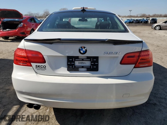 2011 BMW 3 Series 328i xDrive with VIN WBAKF5C50BE587024, listed as a Copart auction lot 52554135 with 127,175 mi miles and Clean Title. Bid and sale history available at carsss.com. Image 6.
