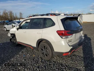 2021 Subaru Forester Sport with VIN JF2SKARCXMH502710, listed as a Copart auction lot 47663495 with 0 mi miles and Salvage Title. Bid and sale history available at carsss.com. Image 2.