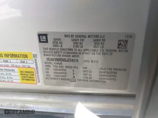 2016 Buick Enclave Leather with VIN 5GAKVBKD6GJ234316, listed as a IAAI auction lot 40914446 with 1 mi miles. Bid and sale history available at carsss.com. Image 9.