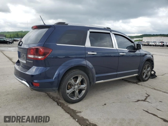 2017 Dodge Journey Crossroad Plus with VIN 3C4PDCGG4HT581492, listed as a Copart auction lot 56106085 with 129,476 mi miles and Salvage title. Bid and sale history available at DreamBid. Image 3.