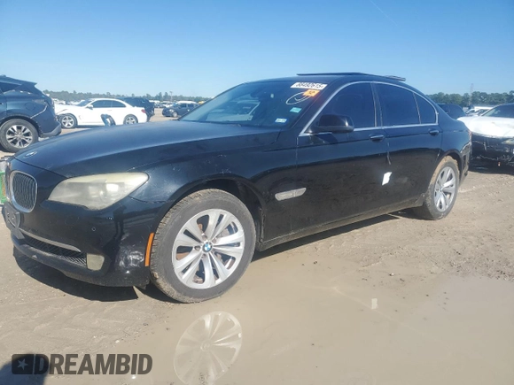 2012 BMW 7 Series 740i with VIN WBAKA4C52CDS99036, listed as a Copart auction lot 88492615 with Not provided miles and Salvage title. Bid and sale history available at DreamBid. Image 1.