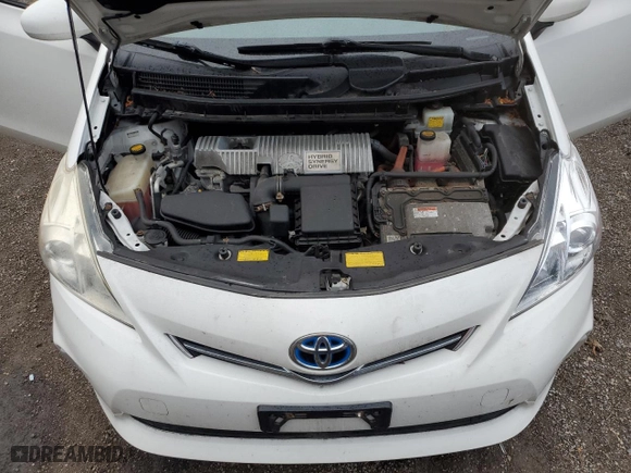 2012 Toyota Prius v Two with VIN JTDZN3EU8C3110285, listed as a Copart auction lot 82089754 with 0 mi miles and Clean Title. Bid and sale history available at carsss.com. Image 12.