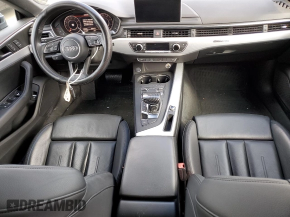 2018 Audi A5 Sportback Premium Plus with VIN WAUENCF54JA024404, listed as a Copart auction lot 47807674 with 68,005 mi miles and . Bid and sale history available at DreamBid. Image 8.